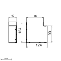 Unex Flachwinkel 40x90 aus U24X