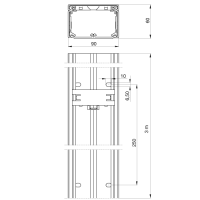 Unex Installationskanal 60X90 aus U23X