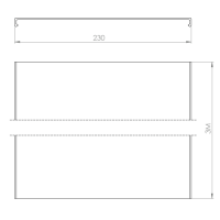 Unex Abdeckung 230mm aus U23X