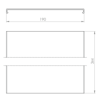 Unex Abdeckung 190mm aus U23X