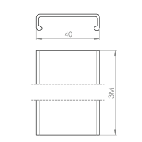 Unex Abdeckung 40mm aus U23X