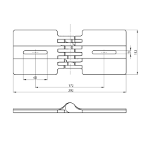 Unex Horizontales Gelenkstück 135 aus U23X