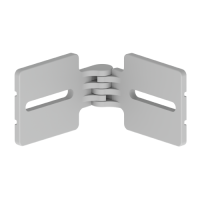 Unex Horizontales Gelenkstück halogenfrei 85 mm...