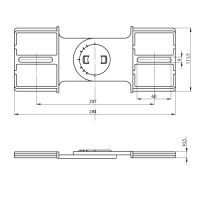 Unex Vertikales Gelenkstück 135 aus U23X