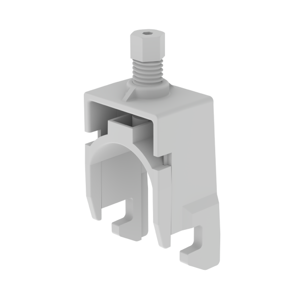 Unex Kabelschelle achatgrau Ø22-28 aus U48X