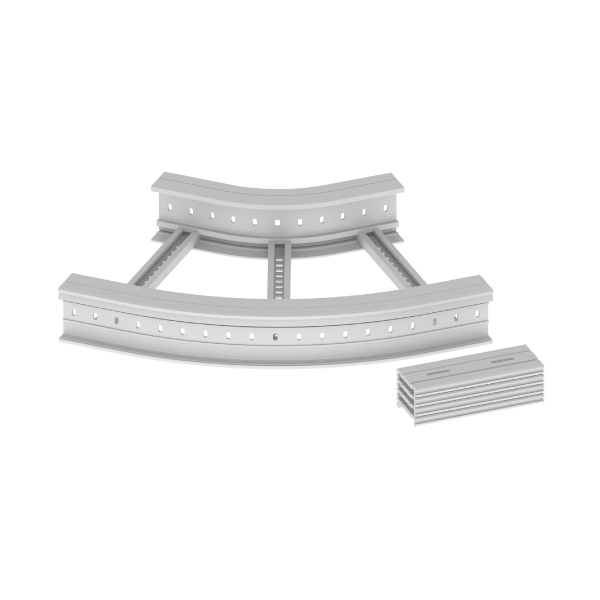 Unex Flachbogen 45° 135x600 R300 aus U23X