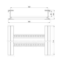 Unex Isolierende Kabelleiter halogenfrei 135x600 aus...