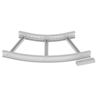 Unex Flachbogen 45° halogenfrei 85x600 R600 aus...