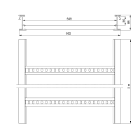 Unex Isolierende Kabelleiter 85x600 aus U23X