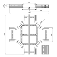 Unex Kreuzung 135x500 R300 aus U23X