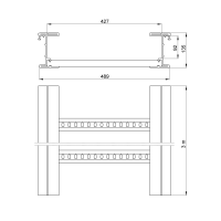 Unex Isolierende Kabelleiter 135x500 aus U23X