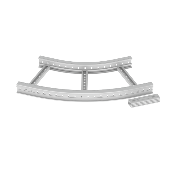 Unex Flachbogen 45° 85x500 R600 aus U23X