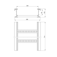 Unex Isolierende Kabelleiter 135x400 aus U23X