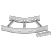 Unex Flachbogen 45° 85x400 R300 aus U23X