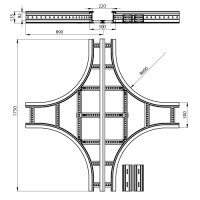 Unex Kreuzung halogenfrei 135x300 R600 aus U48X