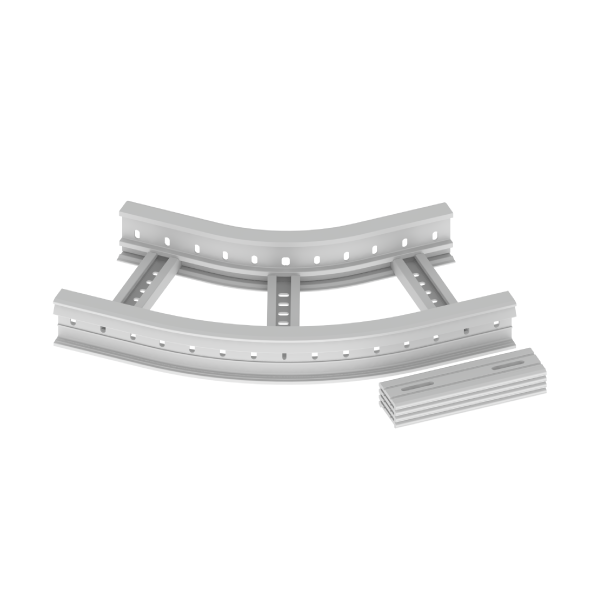 Unex Flachbogen 45° halogenfrei 85x300 R300 aus U48X