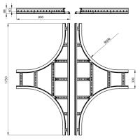 Unex Kreuzung 85x300 R600 aus U23X