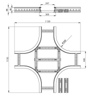 Unex Kreuzung 85x300 R300 aus U23X