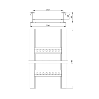 Unex Isolierende Kabelleiter 85x300 aus U23X