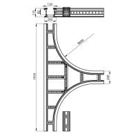 Unex T-Stück 135x200 R600 aus U23X