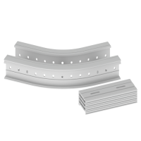 Unex Flachbogen 45° 135x200 R300 aus U23X