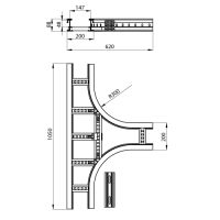 Unex T-Stück 85x200 R300 aus U23X