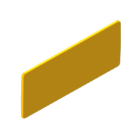 Unex Kennzeichnungsschild 40x100 mm farbe gelb aus U48X...