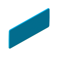 Unex Kennzeichnungsschild 40x100 mm farbe blau aus U48X...