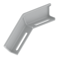 Unex Winkelverbinder fallend 60mm aus U23X