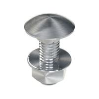 Unex Schrauben DIN 603 M 8x25 Edelstahl AISI 316