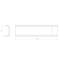 Unex Stoßstellenverbinder 100mm aus U23X