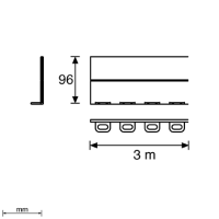 Unex Trennwand 100mm aus U23X