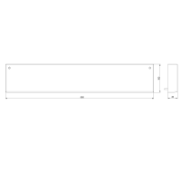 Unex Endstück 100x600 aus U48X