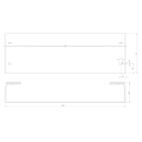 Unex Kabelrinne ungelocht 100x600 aus U23X