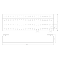 Unex Kabelrinne gelocht 100x600 aus U23X