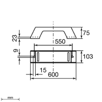 Unex Isolierender Längsträger 600 aus U48X