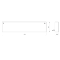 Unex Endstück 60x300 aus U23X