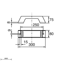 Unex Isolierender Längsträger 300 aus U48X