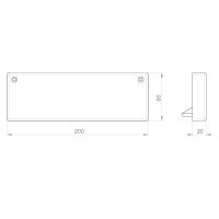 Unex Endstück 60x200 aus U23X