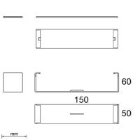 Unex Stoßstellenabdeckung 60x150 aus U23X