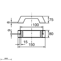 Unex Isolierender Längsträger 150 aus U48X