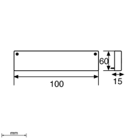 Unex Endstück 60x100 aus U48X