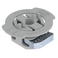 Unex Gleitmutter mit Feder grau M8 Verzinkung Klasse 6