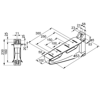 Unex Isolierender Ausleger 400 mm aus U48X halogenfrei