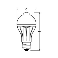 PARATHOM+ CL A MSFR 75 non-dim  11,5W/827 E27