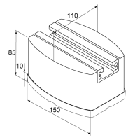 Unex Beschwerungsstein 150 mm aus U48X
