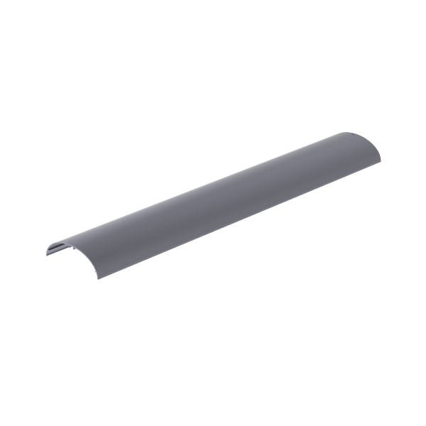 Unex Abdeckung 50x88 Eloxiertes Weißalu. 3 m aus Aluminium