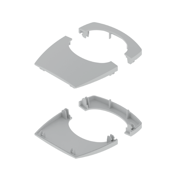 Unex Abdeckungen O+U-Teil 50x88 80mm aus U24X