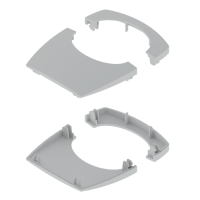 Unex Abdeckungen O+U-Teil 50x88 80mm aus U24X