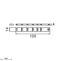 Unex Rückhaltesteg aus U43X